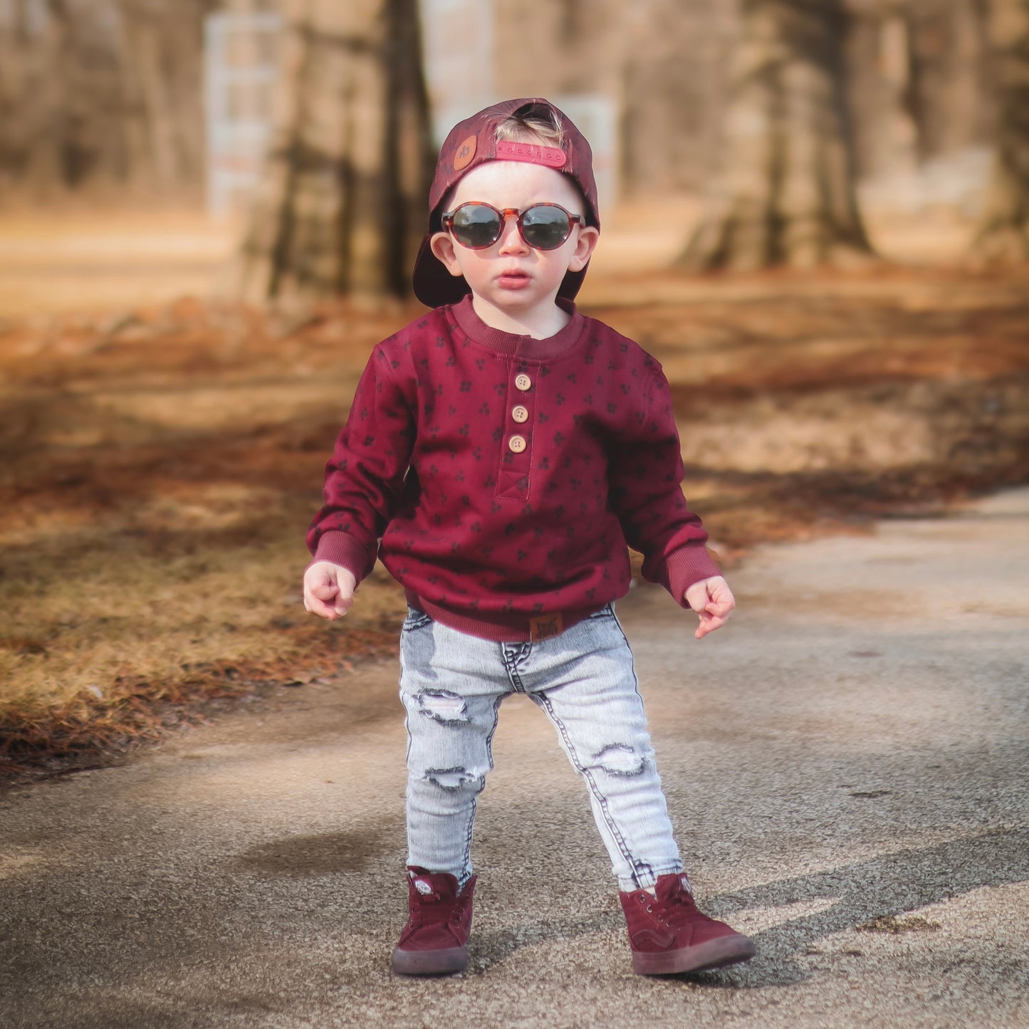 Winterberry Henley Sweatshirt