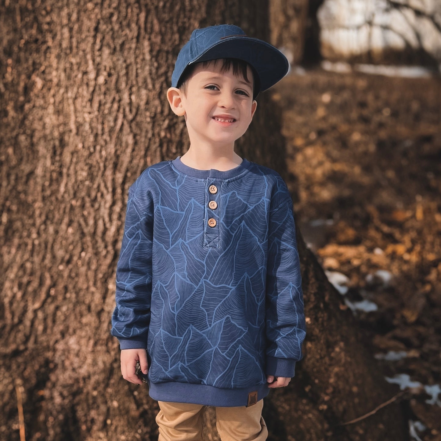 Alpine Henley Sweatshirt