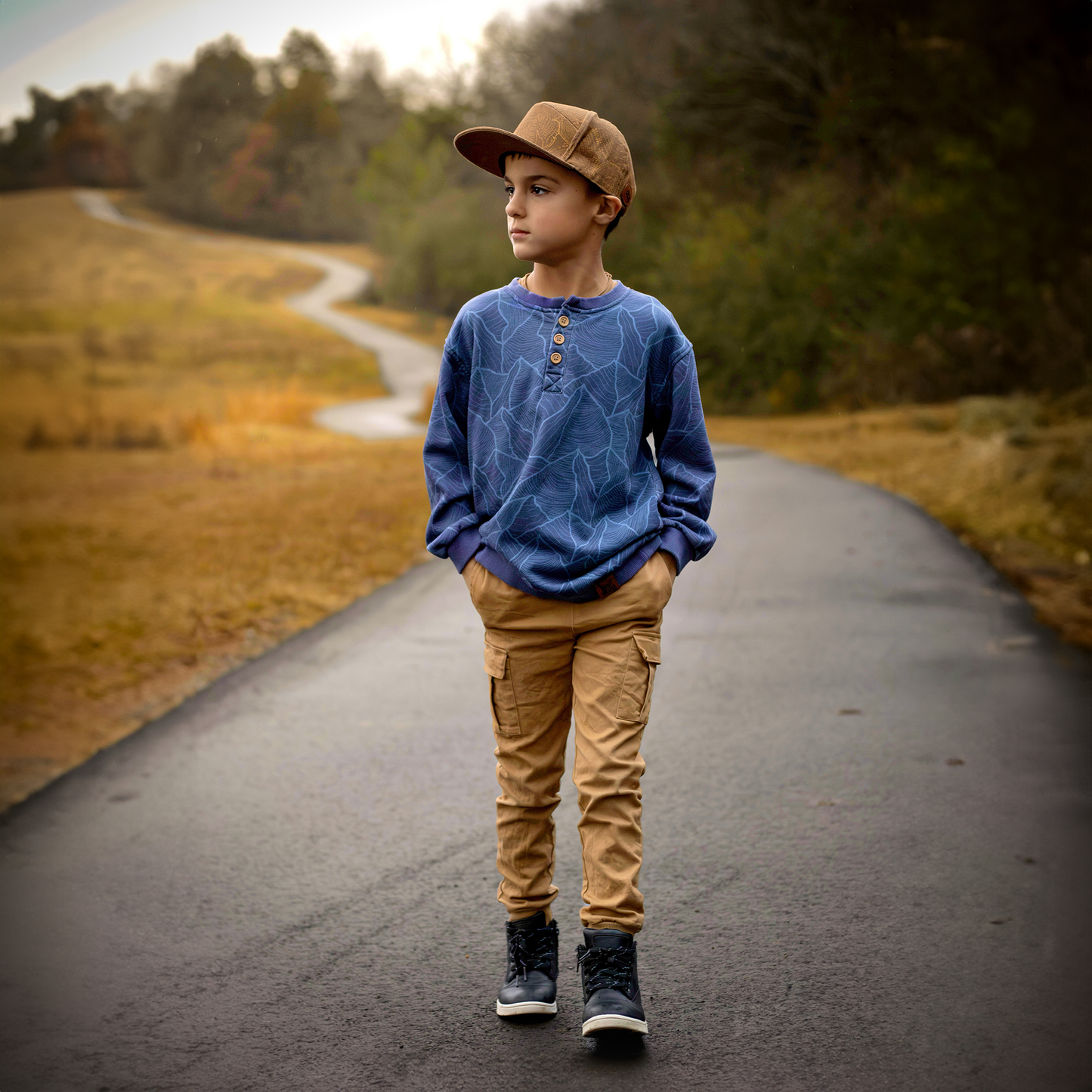 Alpine Henley Sweatshirt