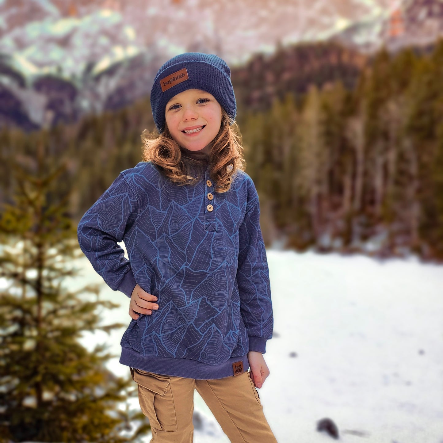 Alpine Henley Sweatshirt