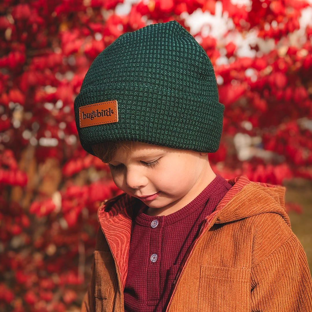 Pine Waffle Beanie