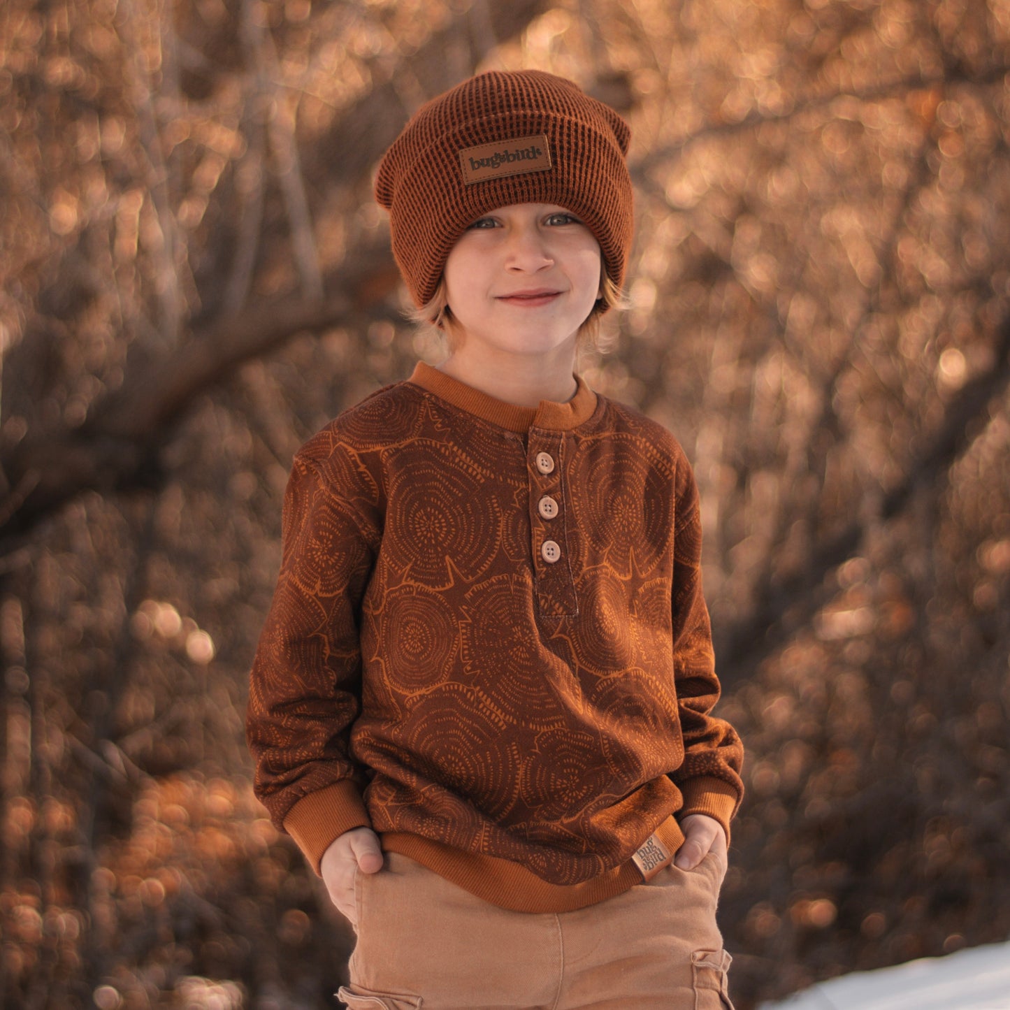 Oak Henley Sweatshirt