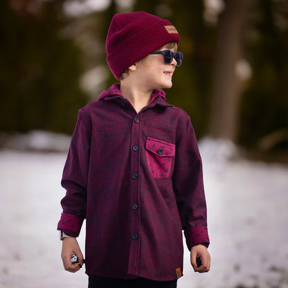 Winterberry Waffle Beanie