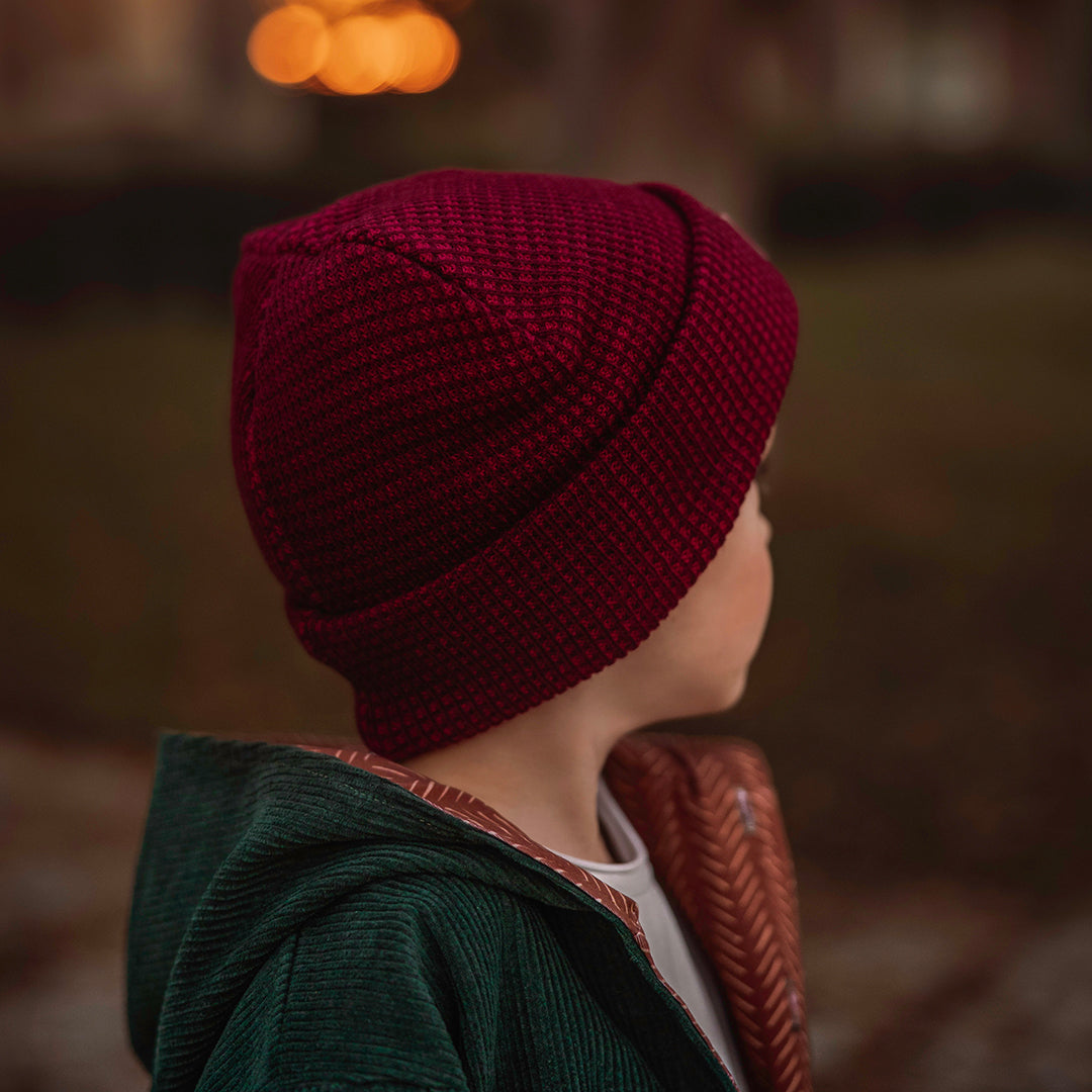 Winterberry Waffle Beanie