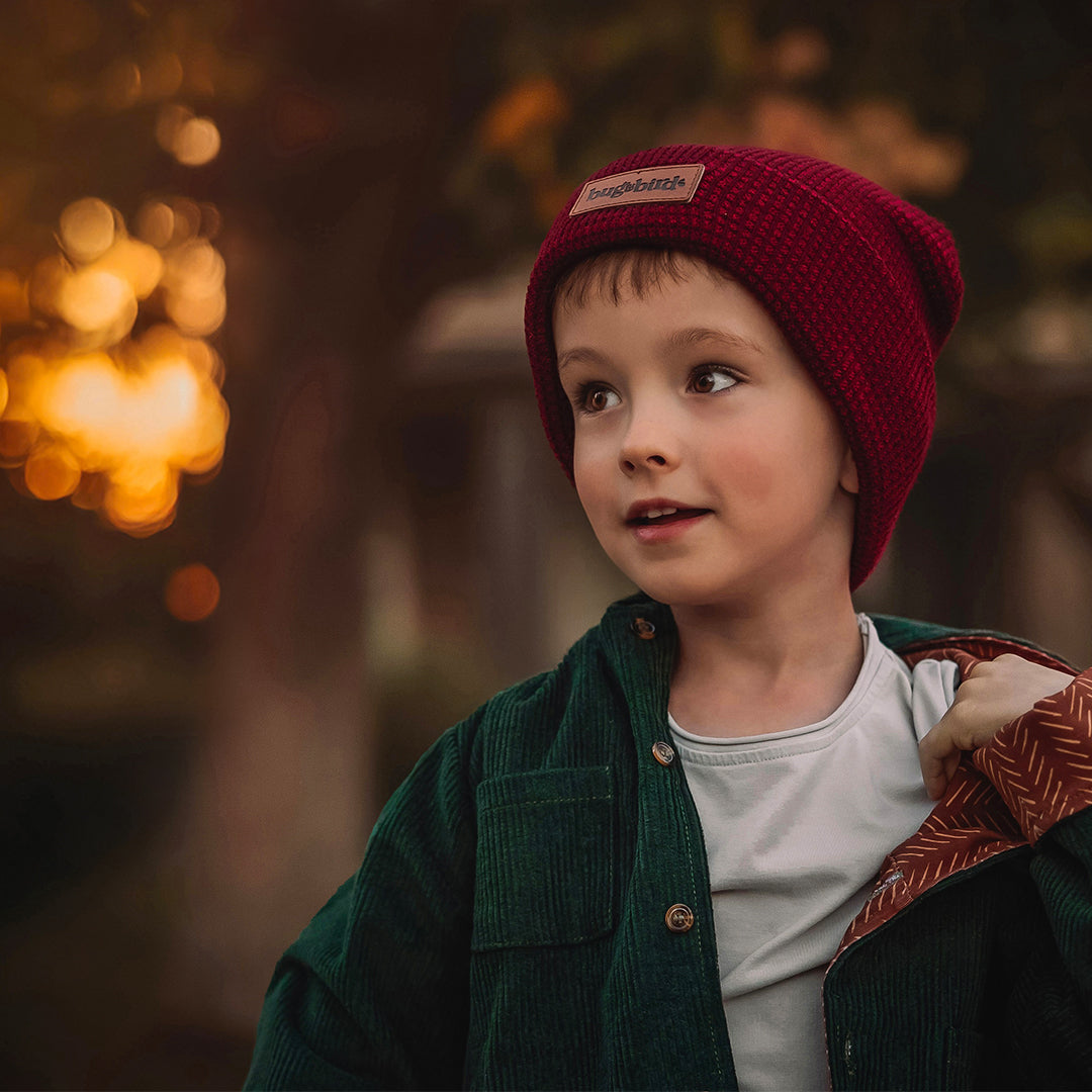 Winterberry Waffle Beanie