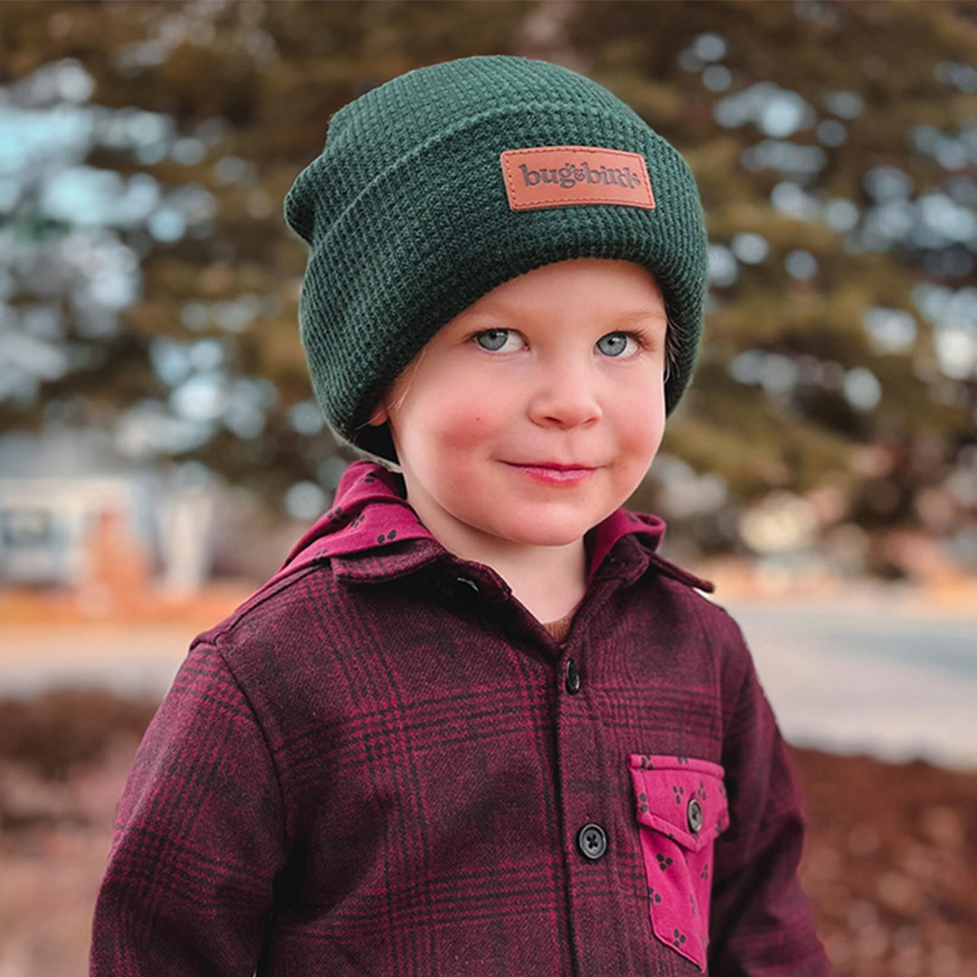 Pine Waffle Beanie