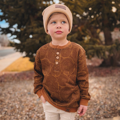 Oak Henley Sweatshirt